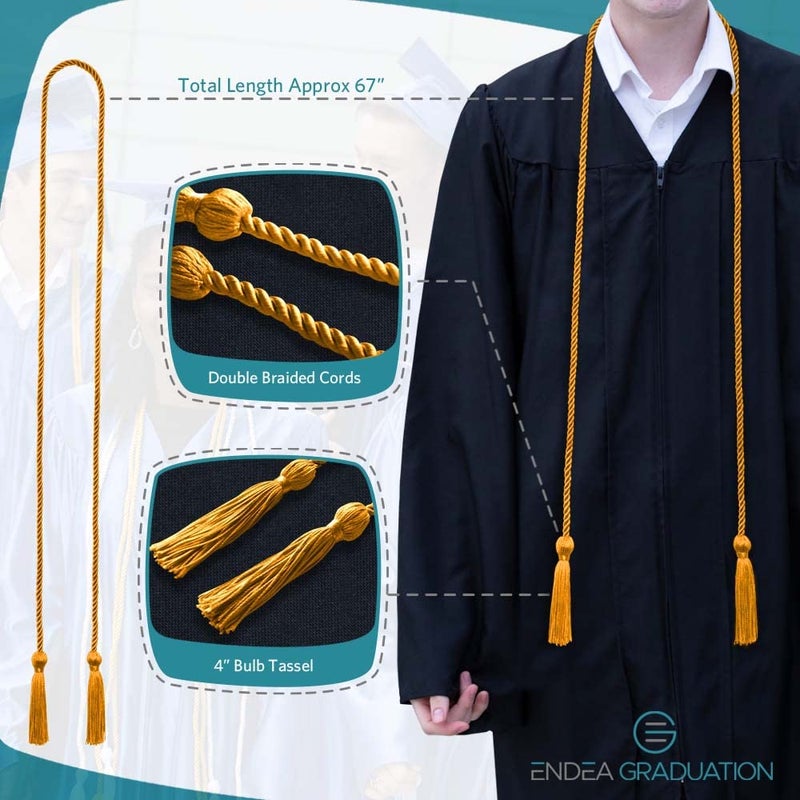 Endea Graduation Single Honor Cord (Apricot) - Image 3